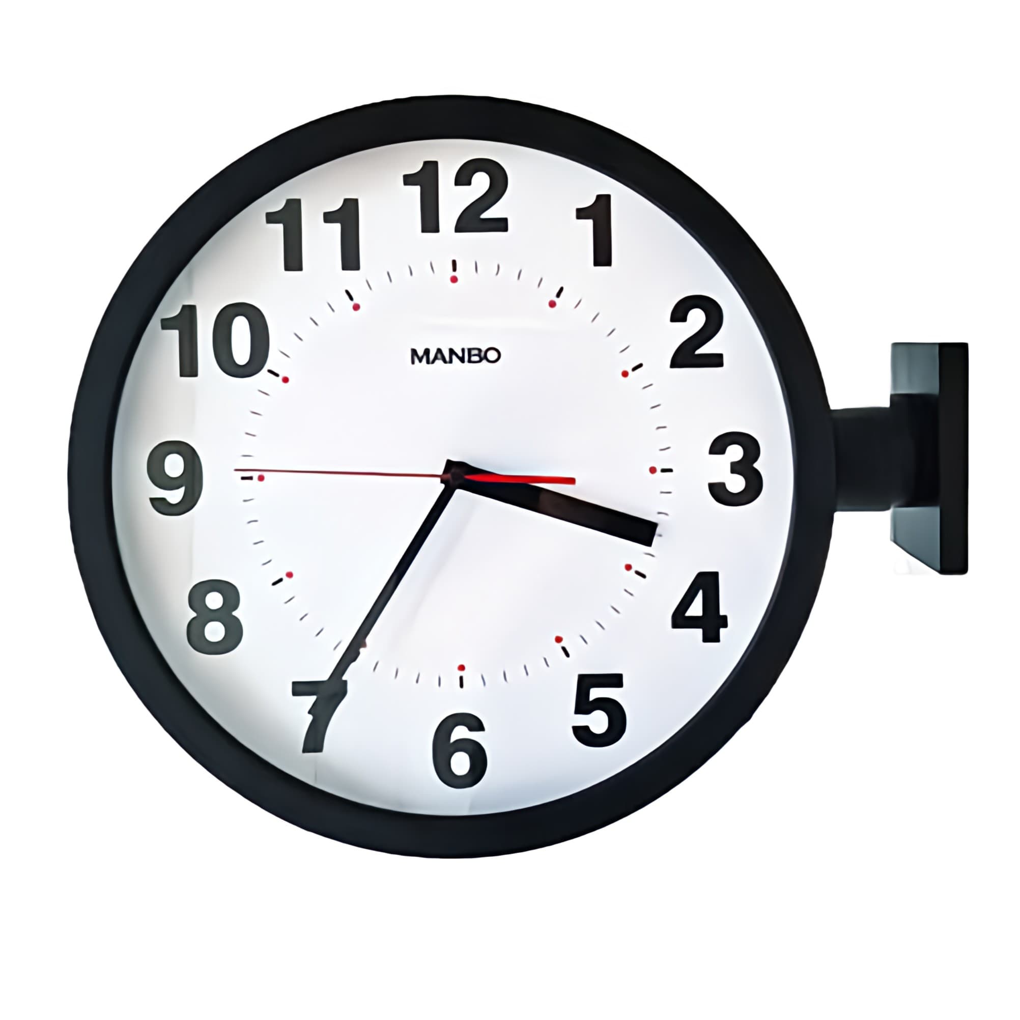 両面電波掛け時計 manbo double face wall clock