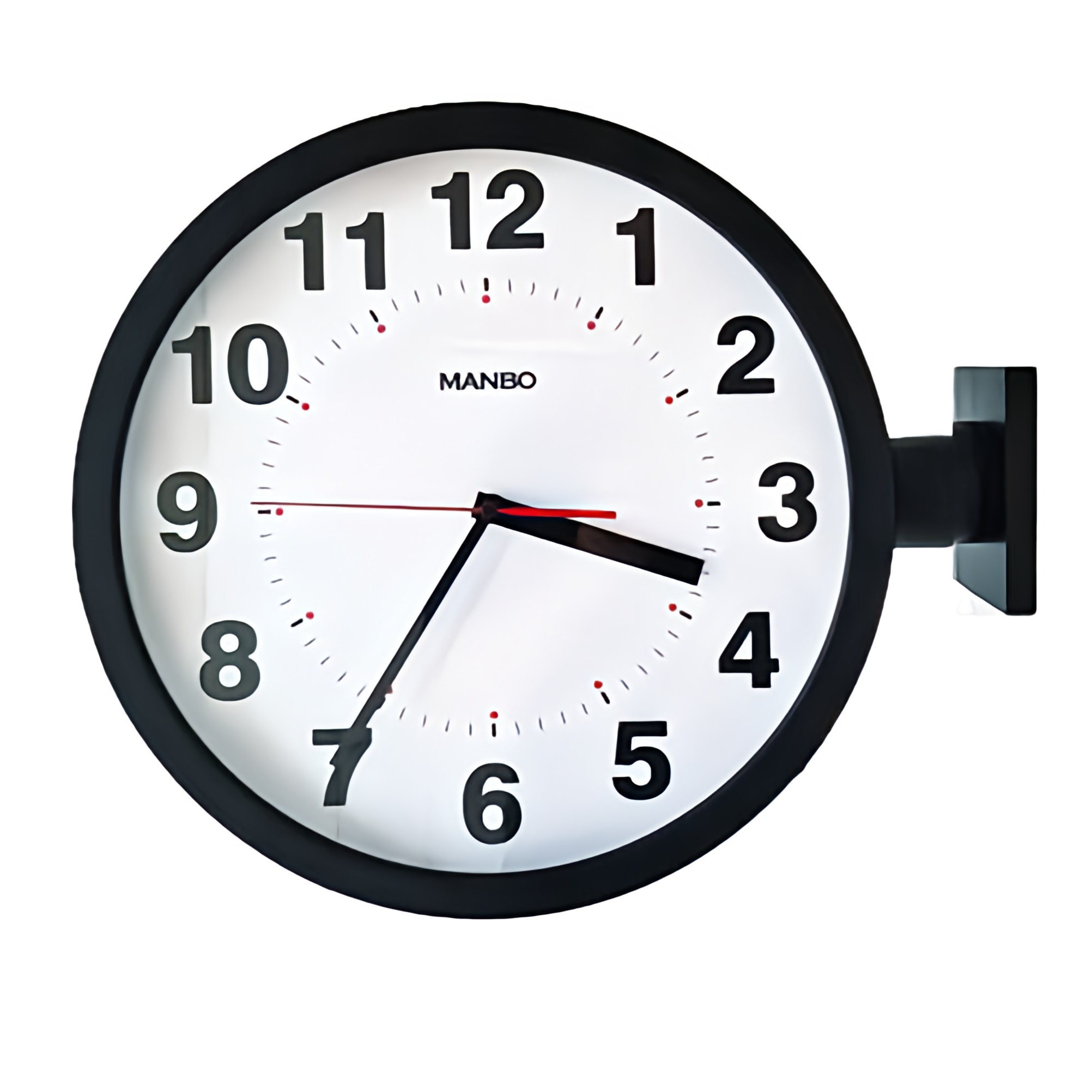 両面電波掛け時計 manbo double face wall clock